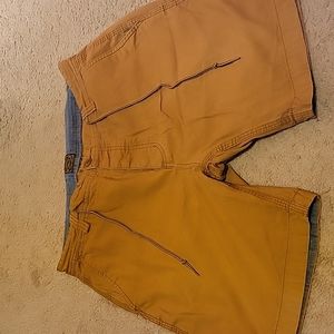 OBEY Mens Khaki Shorts